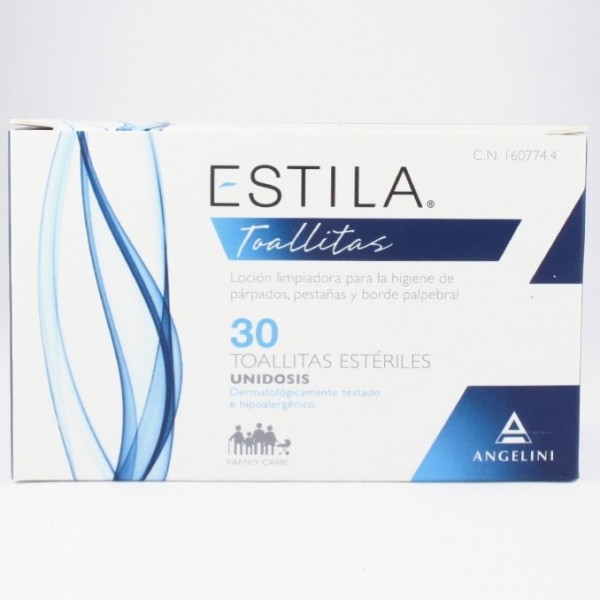 Estila 30 Toallitas Estériles Párpados
