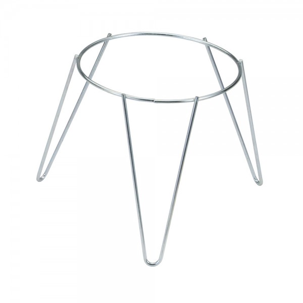 Soporte para macetero de pie zincado ø18 cm (pack 2 unidades)