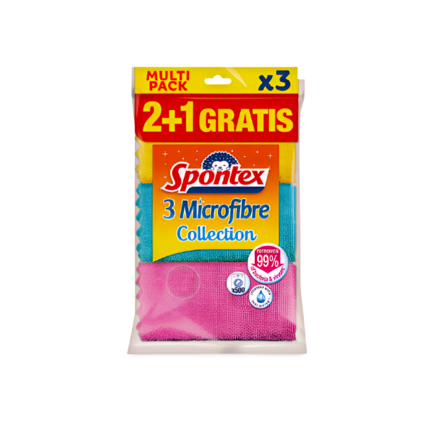 Spontex Microfibra Collection 2+1 Spontex Microfibra Collection 2+1