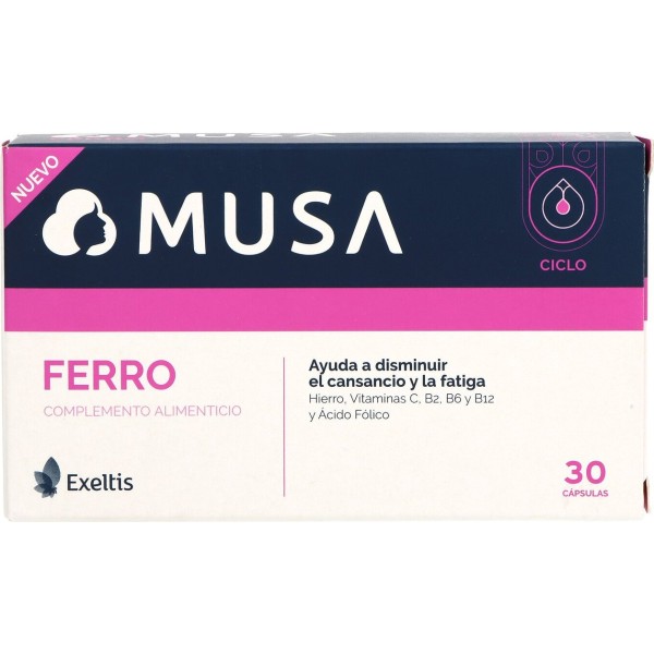 Musa Ferro Hierro Liposomado 30 Cápsulas