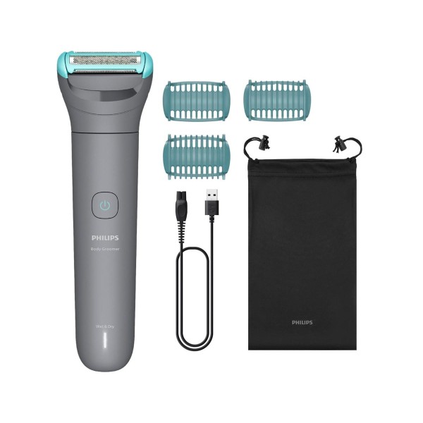 Philips body groomer bg3485/15 gris / recortadora de barba y cuerpo